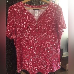 3/$30 - KAREN SCOTT short sleeve top